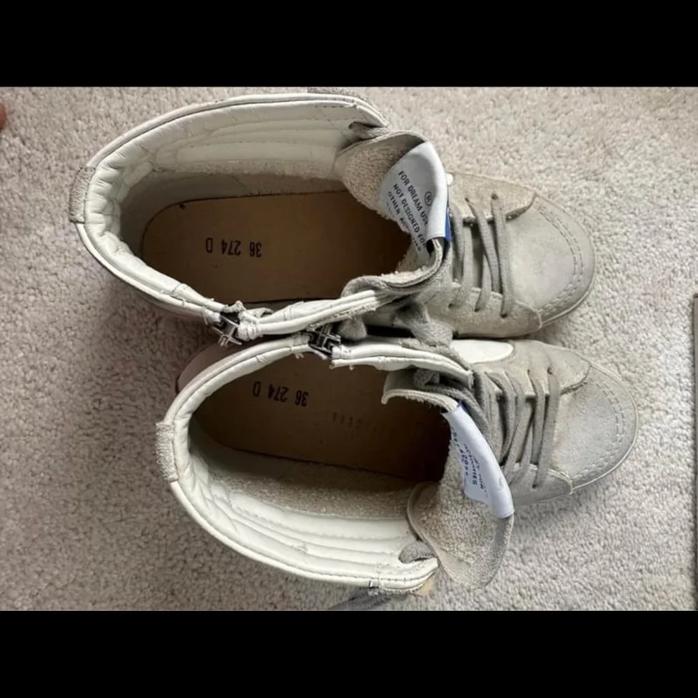 Golden Goose Slide High White/Ice/Grey - Picture 5 of 7